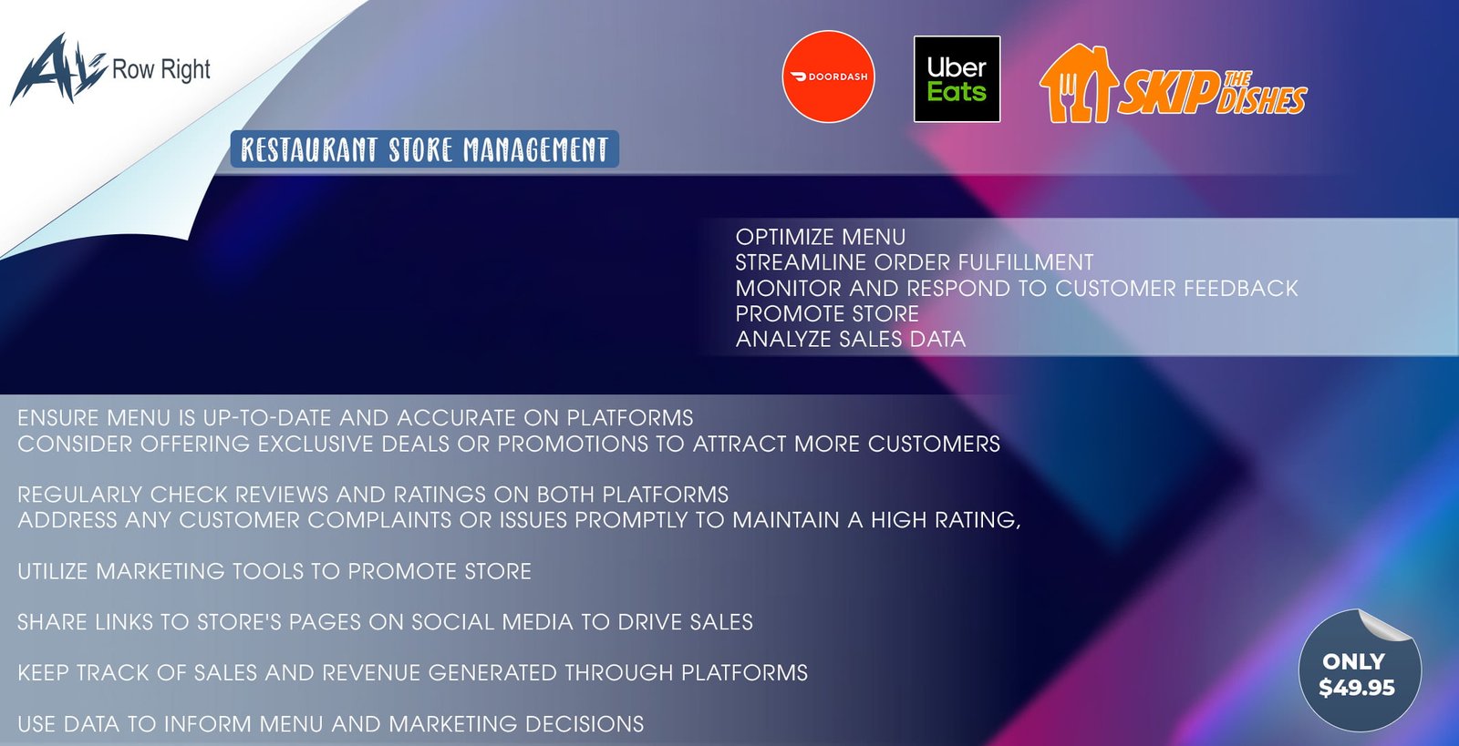 Aimlake Restaurant Store Management